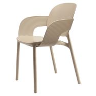 Lot de 4 fauteuils HUG Go Green technopolymère recyclé Scab S-CAB