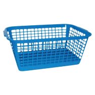 Lot de 4 mini corbeilles bleu translucide