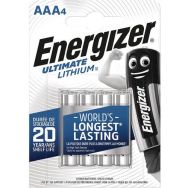 Lot de 4 piles Lithium AAA (LR3)