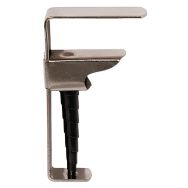 Lot de 4 pince-nappe en inox ouverure 1,2 cm