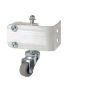 Lot de 4 roulettes pour marchepieds fixes Noir