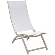 Lot de 4 lounges SUMMER TPEP/alu Proloisirs