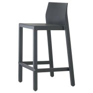 Lot de 4 tabourets Kate hauteur 65 cm - anthracite