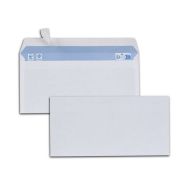 Lot de 500 Enveloppe blanche 80g bande protection fenêtre DL 110x220