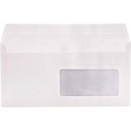 Lot de 500 Enveloppes 110x220 80g auto adhésive fenêtre 45