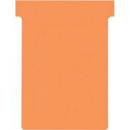 Lot de 500 Fiches T Nobo, Indice 3, orange 2 x 9,3 x 12 cm