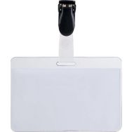 Lot de 50 Badge visiteur - Clip - Pavo