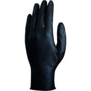 Lot de 50 Gant jetable en nitrile tactile texture diamant V1600 T9/10