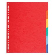 Lot de 50 Intercalaires carte 220g 6 positions - a4 maxi
