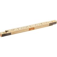 Lot de 50 Mètre pliant bois 5 sections métriques/en pouces 1 m