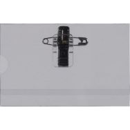Lot de 50 Porte -Badge avec pince combi - 57 x 91 mm Pavo