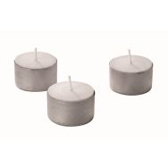 Lot de 50 bougies chauffe-plat 8 heures blanc