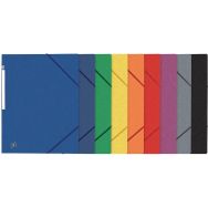 Lot de 50 chemises sans rabat - Carte lustrée - 350 g/m - Assorti