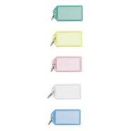 Lot de 50 porte-clés à clapet - 5 coloris - Sign