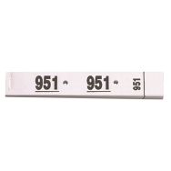 Lot de 50 tickets vestiaire