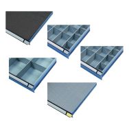 Lot de 51 subdivisions pour tiroirs - Armoire 7 tiroirs TM Starter