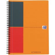 Lot de 5 Activebook international spirale b5 160 pages 80g ligné 6mm