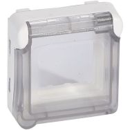 Lot de 5 Adaptateur opaque Plexo blanc Artic antimicrobien