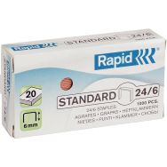 Lot de 5 Agrafe Standard 26/6.  de 3x5000
