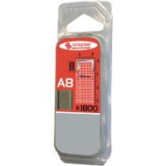 Lot de 5 Agrafes type A - Lot de 1800 - 10mm