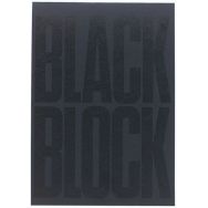 Lot de 5 Bloc Black block 29,7x21cm - Papier jaune ligné