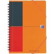 Lot de 5 Cahier international spirale B5 160p 80g ligné 6mm