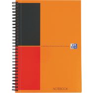 Lot de 5 Cahier international spirale B5 160p 80g ligné 6mm