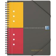 Lot de 5 Cahier meetingbook spirale 178x225 160p 80g quadrillé 5/5