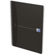 Lot de 5 Cahier office spirale 210x297 180p 90g quadrillé 5/5 noir