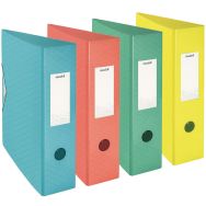 Lot de 5 Classeur à levier Esselte Colour'Ice Polyfoam, 75mm Assortis