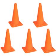 Lot de 5 Cône sans bande rétroréfléchissante 50 cm - Lot de 5