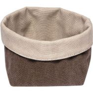 Lot de 5 Corbeille Tissu - Marron