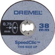 Lot de 5 Disque à tronçonner pour la découpe des métaux Dremel SC409