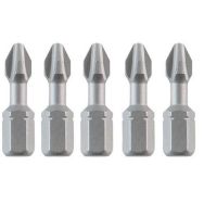 Lot de 5 Embout PH2 - 25 mm