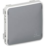 Lot de 5 Enjoliveur obturateur étanche Plexo - gris