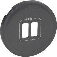 Lot de 5 Enjoliveur pour chargeur double USB à 53 mm