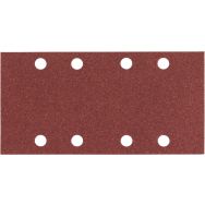 Lot de 5 Feuille abrasive C430, dimensions 93 186 mm, 80 grain
