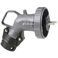 Lot de 5 Fiche coudée Hypra 2P+T 16A 230V