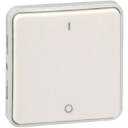 Lot de 5 Interrupteur bipolaire étanche Plexo composable - Blanc