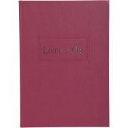 Lot de 5 Livre d'or 297x210 - Rouge