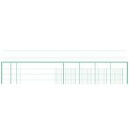 Lot de 5 Manifold 4 colonnes 29,7x21cm 50 feuillets dupli autocopiant
