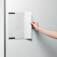 Lot de 5 Pochete transparente rPET magnétique - A4 - lot de 5