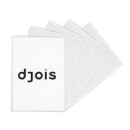 Lot de 5 Pochette murale A4 dos magnétique - Djois