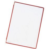 Lot de 5 Pochettes à pivot Tarifold - Housse double - A4 - Rouge