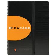 Lot de 5 Porte cartes de visite à pochettes détachables Exacard