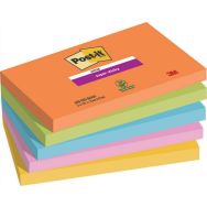 Lot de 5 Post-it super sticky - Boost 76x127mm