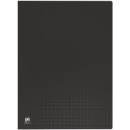 Lot de 5 Protège documents Oxford Memphis A3 40 vues Polypro - Noir