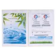 Lot de 5 Sachet de 10 étuis de protection doubles PP A4 Cristal
