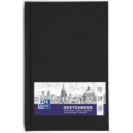 Lot de 5 Sketchbook Oxford Art brochure A5 192p 100g noir