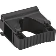Lot de 5 Support mural hygiénique - Clip Grip - 8,3cm - Noir